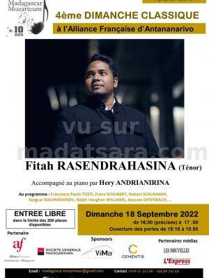 4eme dimanche classique Fitah Rasendrahasina Concert AFT - Alliance Française d'Antananarivo