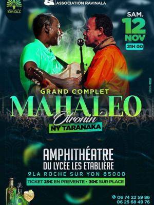 Mahaleo Concert Amphithéâtra du Lycée Les Etablieres Roche sur Yon