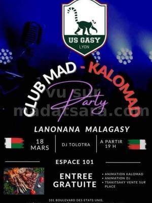 Clubmad kalomad party  Diner/Soirée dansant(e)