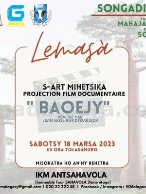 Lemasà projection film documentaire Baoejy  Conférence / Projection débat IKM Ivon-toeran'ny Kolontsaina Malagasy