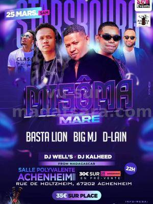 Misôma mare Basta Lion, Big MJ, D-Lain Showcase Salle Polyvalente Achenhem