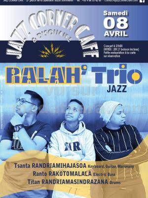 Ralah'Trio Concert Jazz Corner Café et disquaire Sommières