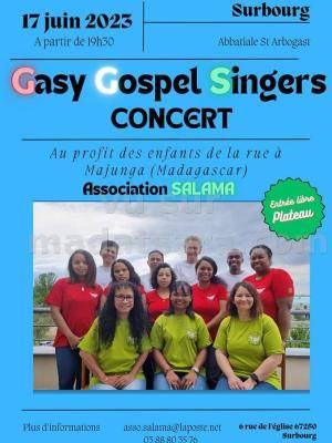 Gasy Gospel Singers Concert Abbatiale St Arbogast Surbourg