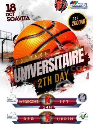 Tournoi universitaire 2th day