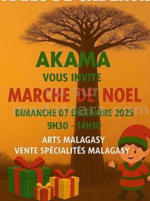 Marché de Noël avec Akama