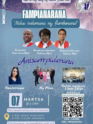 Fampianarana "Ndao ivelomana ny fiombonana" sy Antsampiderana