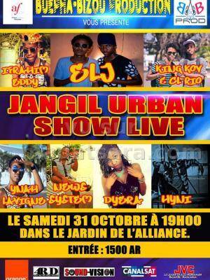 Jangil Urban Show live dans le jardin de l'Alliance française de Mahajanga