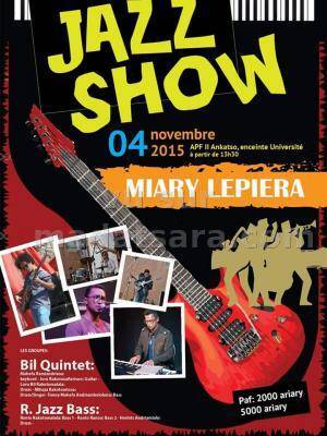 Jazz Show avec Miary Lepiera à APF II Ankatso enceinte Université