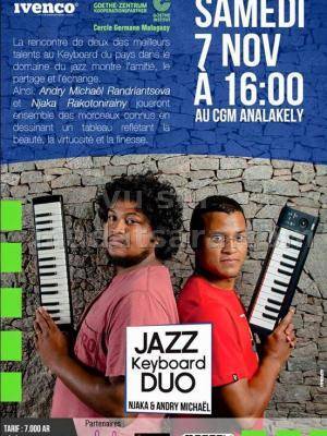 Jazz keyboard Duo au CGM Analakely