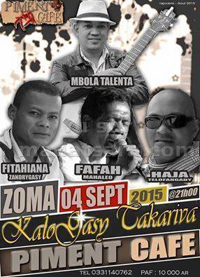 Kalo gasy takariva avec Mbola Talenta, Fitahiana, Fafah, et Haja au Piment Café