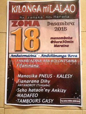 Kilonga Milalao - Ambatomasina Ambohimanga Rova