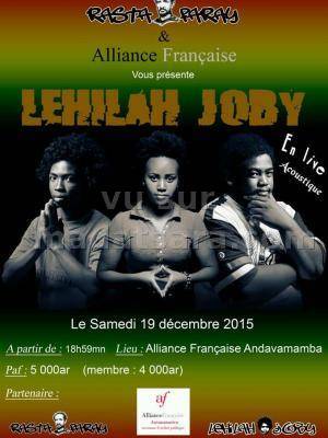 Lehilah Jby en concert à l'Alliance Française d'Andavamamba
