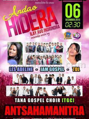 Les Adeline, Jam Gospel, TDL, Tana Gospel Choir - Andao hidera ilay avo indrindra ao Antsahamanitra
