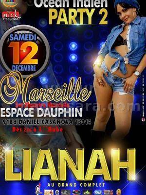Lianah au grand complet - Ocean Indien Party 2 -  à l'Espace Dauphin Marseille