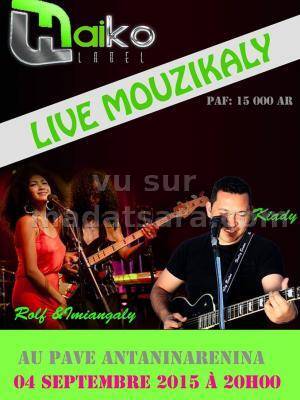 Live Mouzikaly avec Rolf et Imiangaly et Kiady au Pavé Antaninarenina