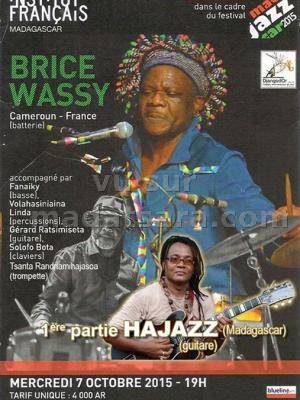 Madajazzcar 26è édition - Brice Wassy en concert à l'Institut Français de Madagascar