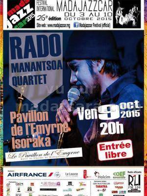 Madajazzcar 26è édition - Rado Manantsoa Quartet en concert au Pavillon de l'Emyrne Isoraka