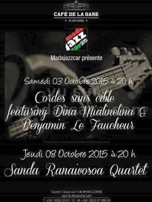 Madajazzcar 26è édition - Sanda Ranaivosoa Quartet au Café de la Gare
