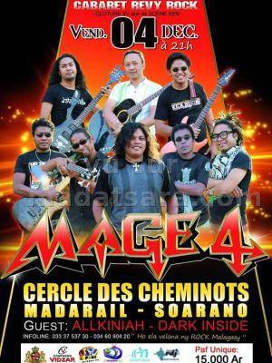 Mage 4 - Cabaret Revy Rock au cercle des cheminots Madarail Soarano