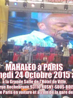 Mahaleo en concert à Paris à la grande salle de l'hôtel de Ville Rosny-Sous-Bois