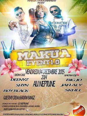 Makua event 1.0 avec Deenyz, Shyn et Boy Black au Neptune Toamasina