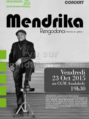 Mendrika Rengodona en concert au CGM Analakely