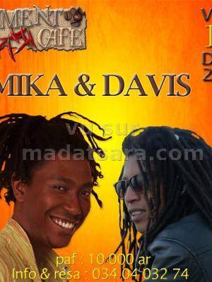 Mika & Davis - concert au Piment Café