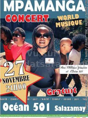 Mpamanga en concert à Océan 501 Salazamay