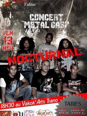 Nocturnal en concert au Vakok'Arts Tran Tuléar