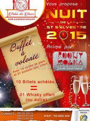 Nuit de la St Sylvestre animée par Rootsy Mozika au Palais des Roses Ankadindramamy