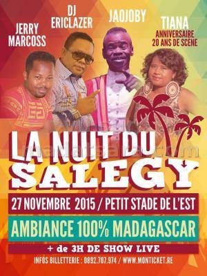 Nuit du Salegy - ambiance 100% Madagascar avec Jerry Marcoss, Jaojoby, Tiana et DJ Ericlazer à La Réunion