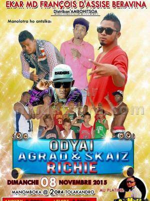 Odyai, Agrad & Skaiz et Richie au EKAR MD François d'Assise Beravina