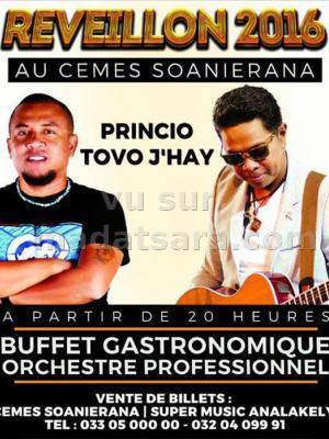 Princio et Tovo J'Hay au CEMES Soanierana - Reveillon 2016