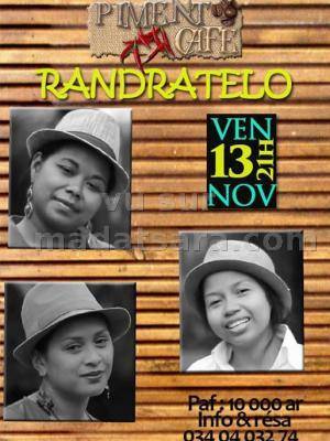 Randratelo en concert au Piment Café