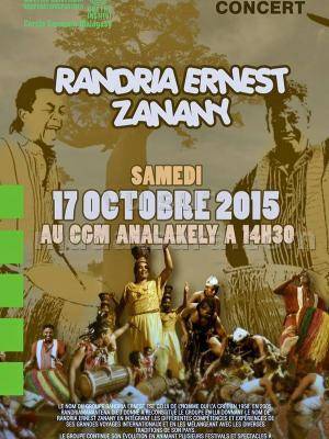 Randria Ernest Zanany en concert au CGM Analakely