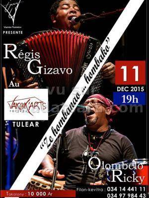 Régis Gizavo et Olombelo Ricky au Vakok'Arts Tuléar