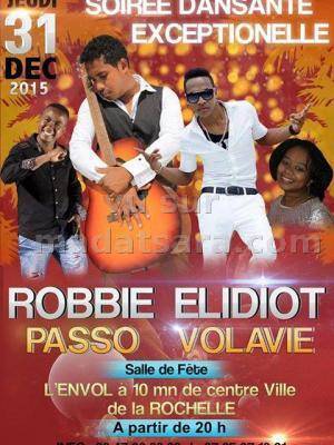 Soirée dansante exceptionnelle avec Robbie, Elidiot, Passo et Volavie à la salle de fête l'Envol La Rochelle