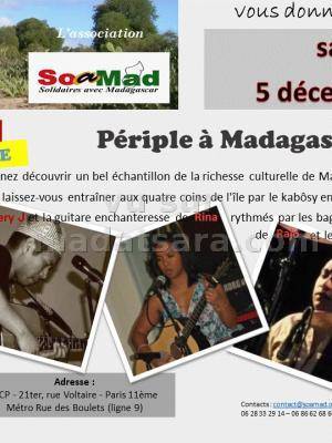 Spectacle bazar de fin d'année de l'Association Soamad à Paris 11è