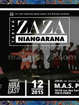 Tarika Zaza Niangarana au M.A.S Paris