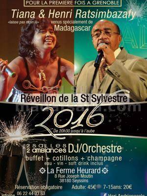 Tiana & Henri Ratsimbazafy - Réveillon de la St Sylvestre à la Ferme Heurard Seyssins