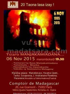 Tsiaro Manjakamiadana au Comptoir de Madagascar Paris