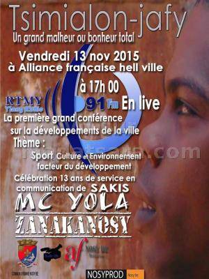 Tsimialon-jafy - conférence sur le développement de la ville de Nosy Be