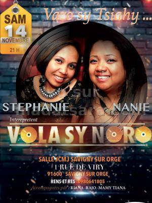 Vazo sy Tsiahy avec Stéphanie et Nanie - interpretation Vola sy Noro - Salle JCM Savigny sur Orge
