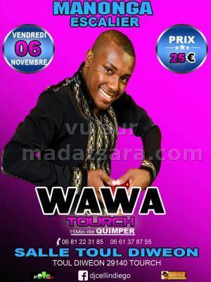 Wawa manonga escalier en concert à Tourch Salle Toul Diweon