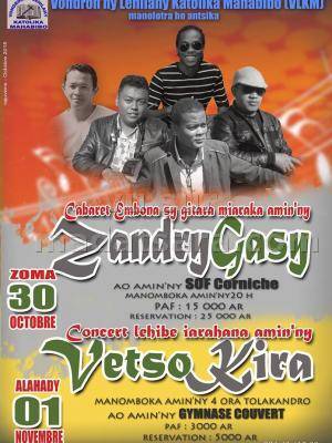 Zandry Gasy et Vetso-kira Cabaret embona sy Gitara - SOF Corniche et Gymnase couvert Mahajanga