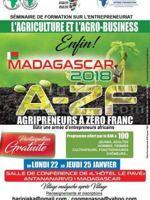A-ZF agripreneurs à zero francs Madagascar 2018 Le Pave Club Antaninarenina