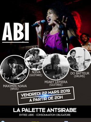 Abi‍ en concert La Palette Antsirabe‍