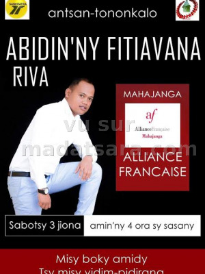 Abidin'ny fitiavana Antsan-tononkalo Riva - AF - Alliance Française de Mahajanga‍