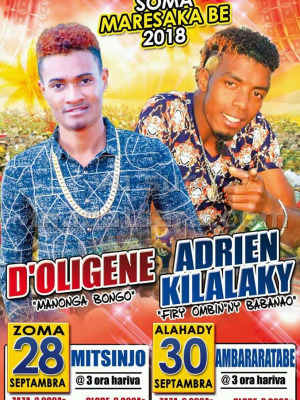 Adrien‍ & D'Oligene‍ en concert Mitsinjo - Ambararatabe