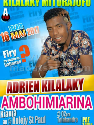 Adrien‍ kilalaky mitorajofo - Kianja Kolejy St Paul Ambohimiarina
